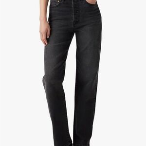 Levi's Black Straight Leg Jeans Versatile Style